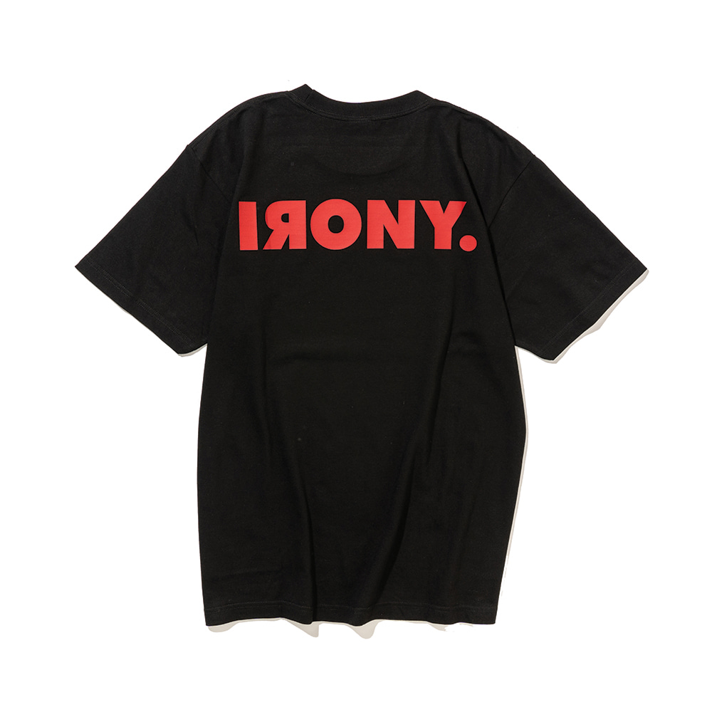 [10%] IRONY T-SHIRT BLACK
